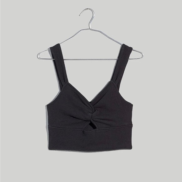 Madewell size L New with Tags Cropped Tank Top Bralette - Picture 1 of 10